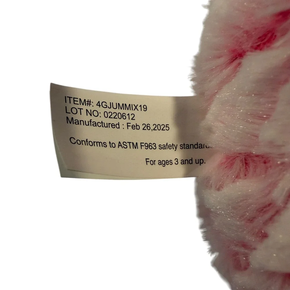 A&A‎ Global Industries Pink White Owl Plush Stuffed Animal Toy 4GJUMMIX19
